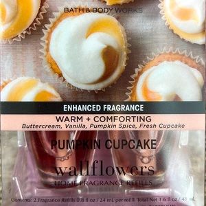Bath and Body Works “Pumpkin Cupcake” Wallflower Fragrance Refill 2-pack